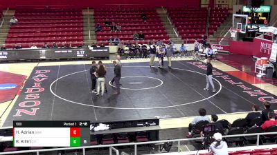 133 lbs Finals (2 Team) - Hunter Adrian, Brown vs Brayton Killiri, The Citadel