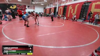 235 lbs Quarterfinal - Lorelei Hartman, Corona Senior vs Maria Alvarez, El Toro