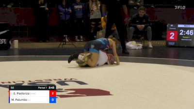 50 lbs Cons. Round 6 - Erica Pastoriza, Sunkist Kids Wrestling Club vs Mia Palumbo, Illinois