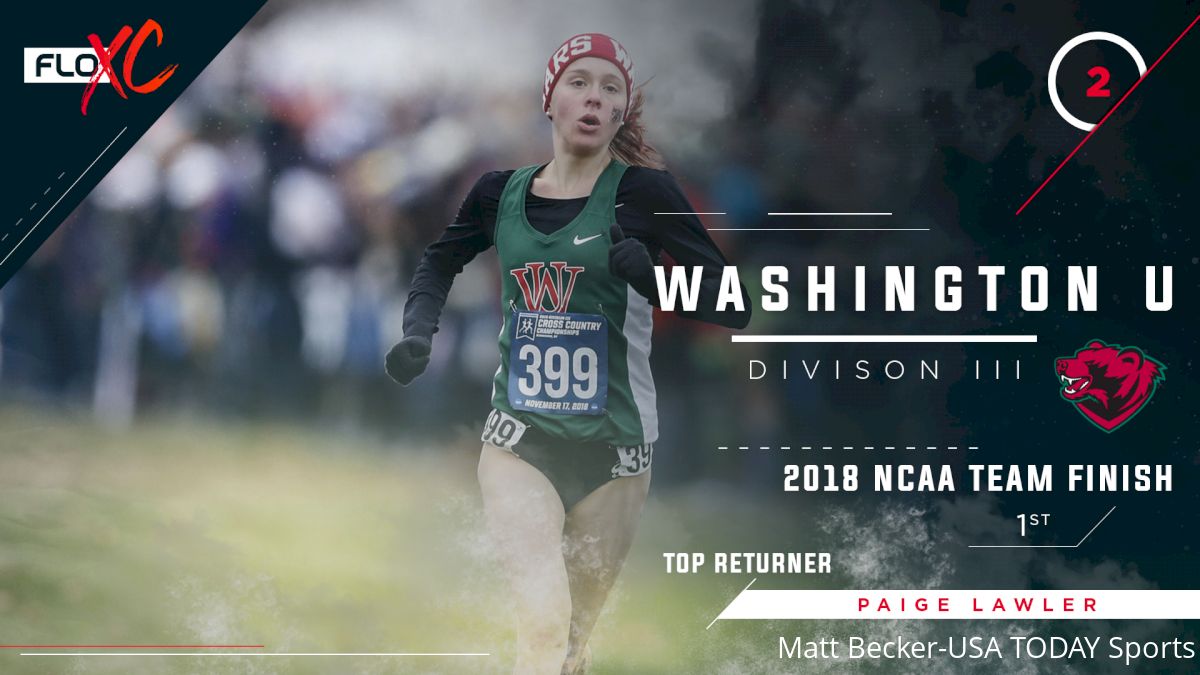 2019 DIII FloXC Countdown: #2 Washington U. Women