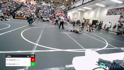 61 lbs Semifinal - Bradley Fletcher, Broken Arrow Wrestling Club vs Sloan Burnett, Broken Arrow Wrestling Club