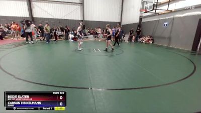 120 lbs Quarterfinal - Carsun Hinkelmann, Idaho vs Bodie Slater, Big Cat Wrestling Club