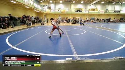 45-50 lbs 3rd Place Match - Noah Estes, El Dorado Springs vs Sawyer Wankowski, Fort Zumwalt Wrestling