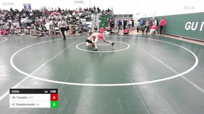 120 lbs Quarterfinal - Marcus Cavallo, Stratford vs Kevin Kasperowski, Xavier