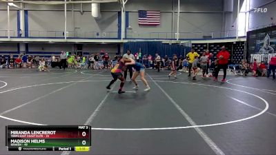 130 lbs Round 2 (8 Team) - Madison Helms, Kraken vs Miranda Lencrerot, Terps East Coast Elite