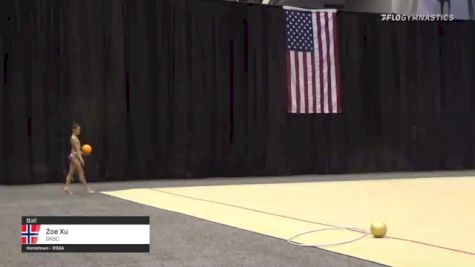 Zoe Xu - Ball, GKSC - 2021 USA Gymnastics Championships