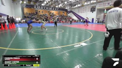 175 Boys Cons. Round 2 - Cannon Frisch, Ramona vs Danny Carter, Palo Verde Valley