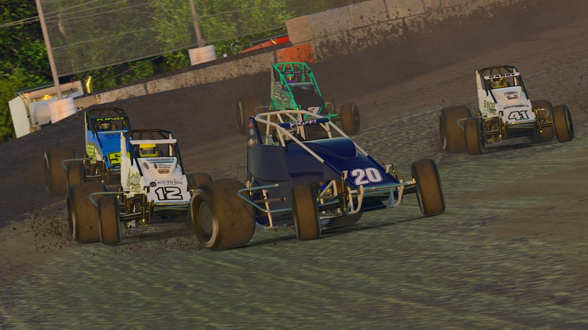 Rogers Wins USAC iRacing Opener at Fairbury