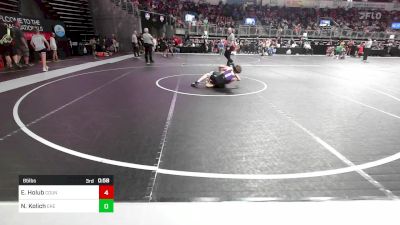 92 lbs Consi Of 8 #2 - Tucker Sorell, Fulton Hornets vs Bodee Allen, East Kansas Eagles