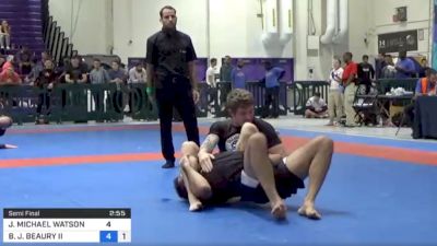 JAKE WATSON vs BRIAN J. BEAURY II 2019 Pan IBJJF Jiu-Jitsu No-Gi Championship