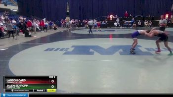 149 lbs Quarterfinal - Jalen Schropp, Loras College vs Landon Card, Cornell College