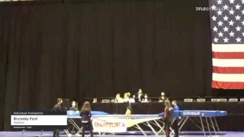 Brynnley Ford - Individual Trampoline, Wasatch - 2021 USA Gymnastics Championships