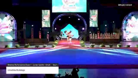 Umatilla Bulldogs [2020 Sideline Performance Cheer 1 - Junior Varsity - Small Day 1] 2020 Pop Warner National Cheer & Dance Championship