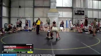 180 lbs Semis & 1st Wrestleback (8 Team) - Caden Brewer, Indiana Outlaws 1 vs Jack Gillen, Team Gotcha Blue