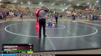 145 lbs Quarterfinals (8 Team) - Wendell Myers, Wilson Central vs Cannon Mullins, Dobyns Bennett