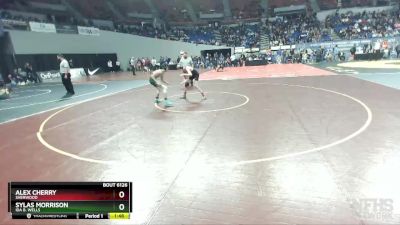 6A-113 lbs Champ. Round 2 - Sylas Morrison, Ida B. Wells vs Alex Cherry, Sherwood