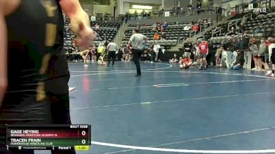 90 lbs Quarterfinal - Tracen Frain, Powerhouse Wrestling Club vs Gage Heying, Ironhawk Wrestling Academy IA