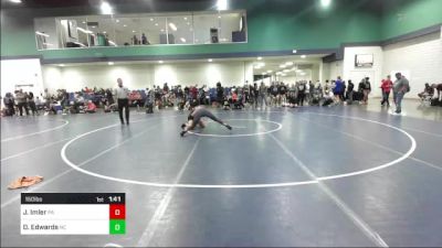 150 lbs Consi Of 64 #1 - Jayden Imler, PA vs Donovan Edwards, NC