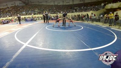 45 lbs Quarterfinal - Callie Wallace, Beebe Youth Wrestling vs Azayla Mitchell, El Reno Wrestling Club