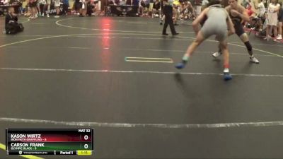 138 lbs Round 1 (6 Team) - Carson Frank, Olympic Black vs Kason Wirtz, Iron Faith Grappling