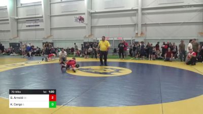 70-M lbs Final - Gavin Arnold, DE vs Kasen Cargo, IL