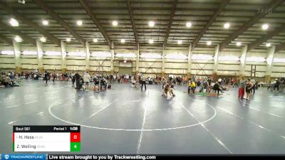 150 lbs Champ. Round 1 - Hazen Hess, Wyoming Underground Wrestling vs Zachary Welling, Evanston Elite Wrestling Club