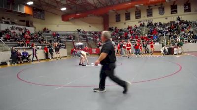 145 lbs Quarterfinal - Brayden Lain, Tell City vs Hunter Hanson, Washington