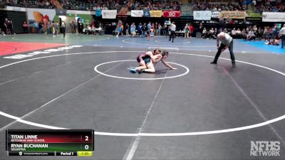 119 lbs Champ. Round 1 - Ryan Buchanan, Soldotna vs Titan Linne, Ketchikan High School