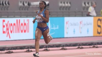 Brittany Brown Runs A PR And Wins First Heat