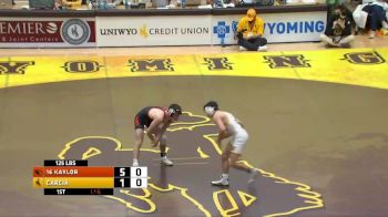 125 lbs Brandon Kaylor, Oregon State vs Brendon Garcia, Wyoming