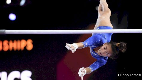 Worlds Watch: Sunisa Lee & Nina Derwael Bringing The Difficulty On Bars