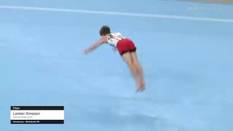 Landon Simpson - Floor, Centre Elite Gym - 2021 US Championships