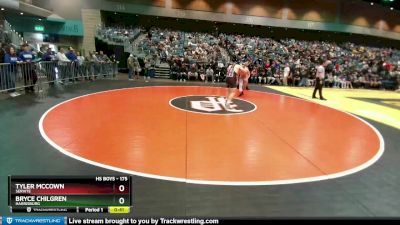 175 lbs Cons. Round 7 - Tyler McCown, Servite vs Bryce Chilgren, Harrisburg