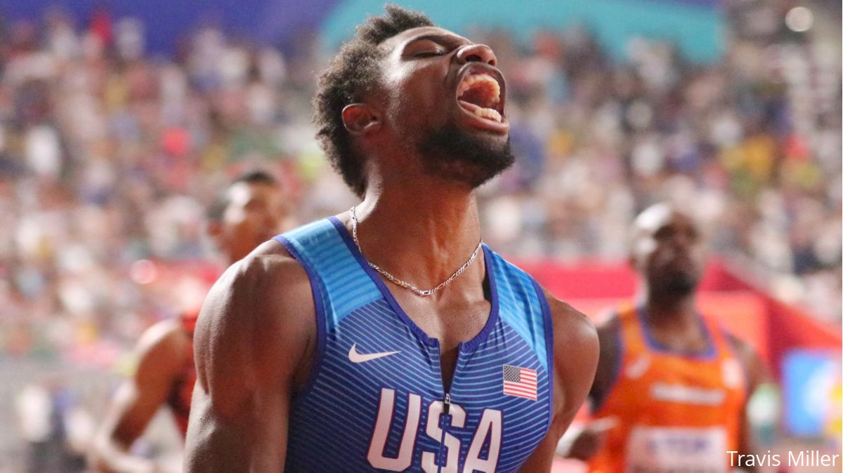 Men's 4x100m Relay Smashes American Record For Gold