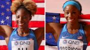 Nia Ali Stuns World Leader For Gold, Harrison Earns First Global Medal