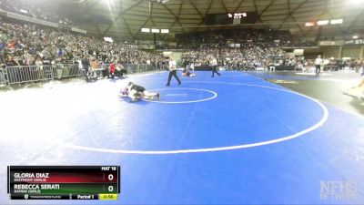 Girls 3A/4A 105 3rd Place Match - Gloria Diaz, Eastmont (Girls) vs Rebecca Serati, Kamiak (Girls)