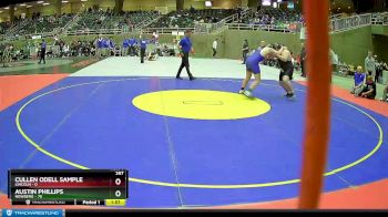 287 lbs Round 2 (4 Team) - Cullen Odell Sample, Lincoln vs Austin Phillips, Newberg