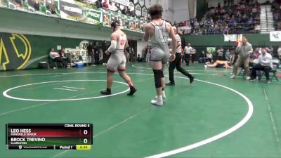 190 lbs Cons. Round 5 - Brock Trevino, Clarkston vs Leo Hess, Mansfield Senior