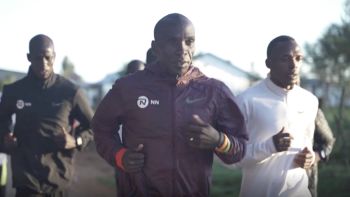 Eliud Kipchoge Arrives In Vienna