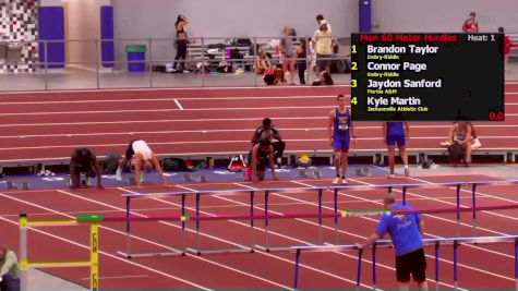 Men's 60m Hurdles, Finals 1