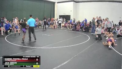 80 lbs Cons. Round 2 - Gabriel Postell-paulk, Columbia Knights vs Jack Gibson, Byrnes Rebels