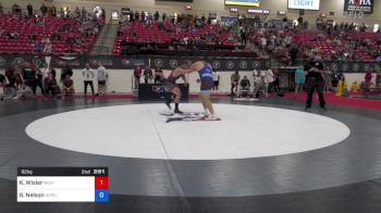 92 kg Cons 8 #2 - Kael Wisler, Michigan Wrestling Club vs Gavin Nelson, Gopher Wrestling Club - RTC