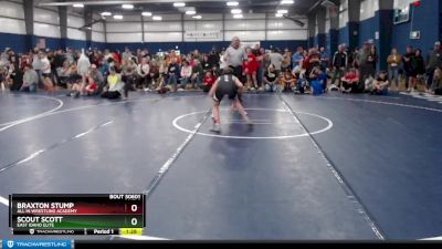 110 lbs Champ. Round 1 - Braxton Stump, All In Wrestling Academy vs Scout Scott, East Idaho Elite