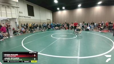 76-77 lbs Round 3 - Ryker Pickard, FM Wrestling Club vs Asher Richards, All American Wrestling Club