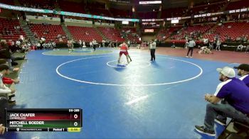 D3-285 lbs Cons. Round 1 - Mitchell Boeder, Kewaunee vs Jack Chafer, Cumberland