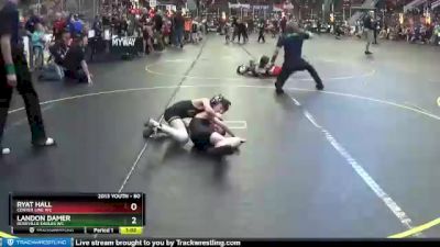 60 lbs Cons. Round 2 - Landon Damer, Roseville Eagles WC vs Ryat Hall, Center Line WC