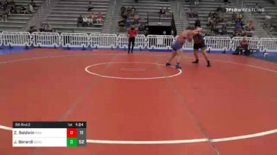 285 lbs Prelims - Zach Baldwin, Ragin Raisins Vidal vs Jackson Berardi, ECWC