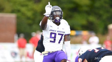 JMU's John Daka Named Stats FCS National Defensive Player Of The Week