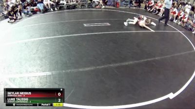 65 lbs Round 1 (6 Team) - Luke Taussig, Kansas Copperhead vs Skylar Neisius, Nebraska Red