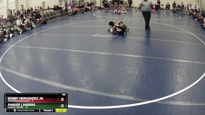 85 lbs Round 4 (6 Team) - Parker Landers, Kansas Mamba vs Bobby Hernandez Jr., Wyoming Renegades